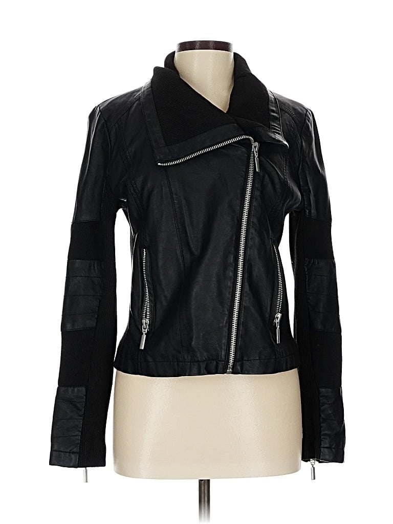 Pre-owned Blue Rain Jacket In Black