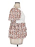 Daytrip White Short Sleeve Blouse Size XL - photo 4
