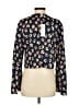 BCBGeneration Blue Long Sleeve Blouse Size S - photo 2