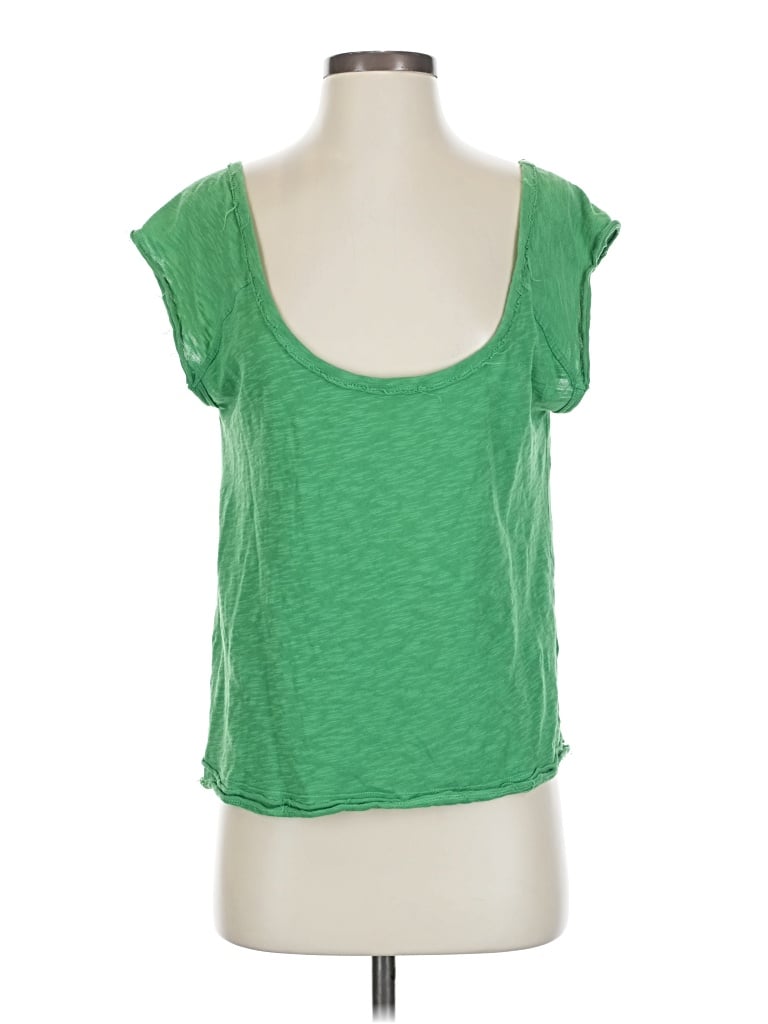 Pre-owned Daily Practice By Anthropologie Short Sleeve T-shirt In Green