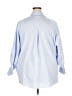 Unbranded 100% Polyester Blue 3/4 Sleeve Blouse Size 4X - photo 2