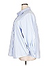 Unbranded 100% Polyester Blue 3/4 Sleeve Blouse Size 4X - photo 5