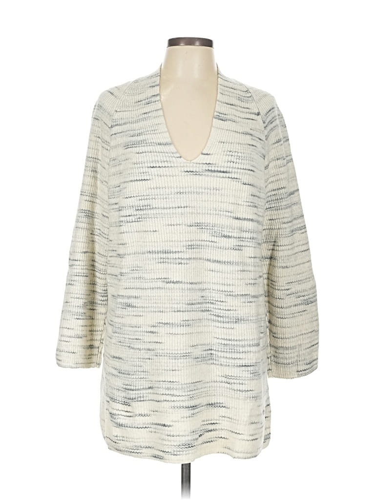 Pre-owned Purejill Pullover Sweater In White