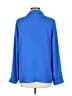 Assorted Brands 100% Polyester Blue Long Sleeve Blouse Size L - photo 2