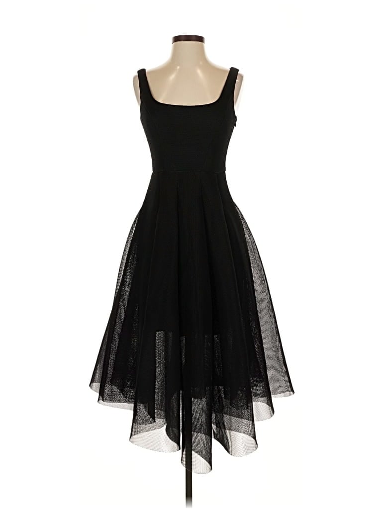 Pre-owned Milly Cocktail Dress In Black