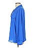 Assorted Brands 100% Polyester Blue Long Sleeve Blouse Size L - photo 5