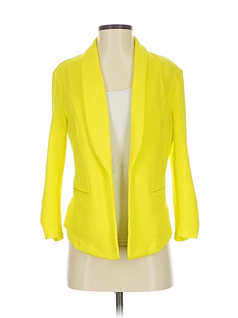 Pre-owned Bar Iii Blazer Jacket In Yellow