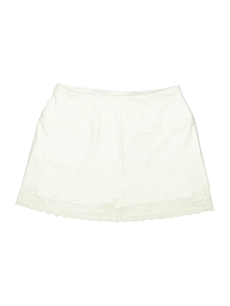 Pre-owned Lucky In Love Casual Skirt In White