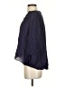 Maeve 100% Rayon Blue Long Sleeve Blouse Size 0 - photo 5
