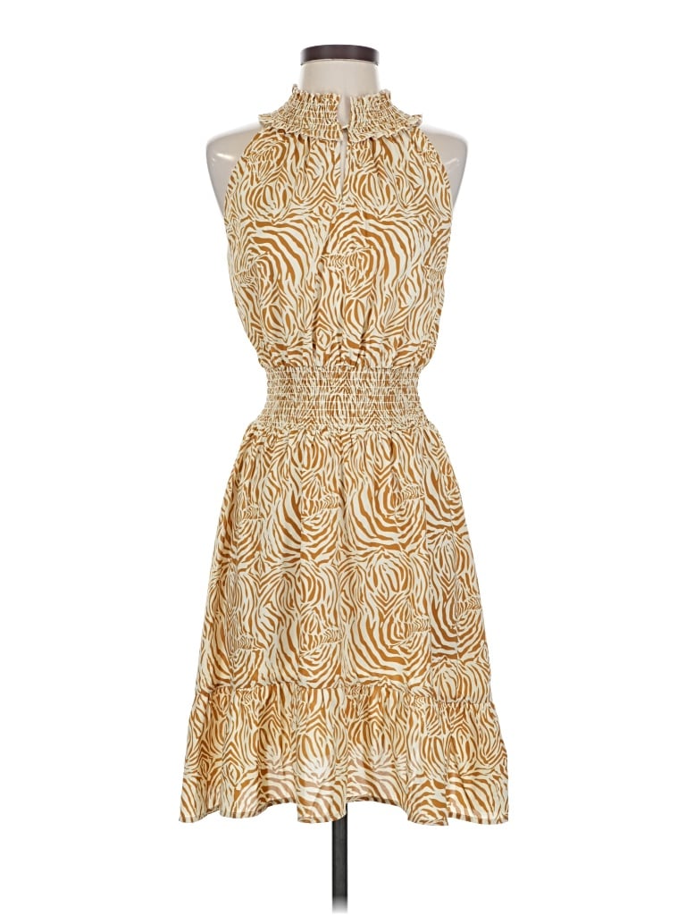 Pre-owned Thml Cocktail Dress In Gold