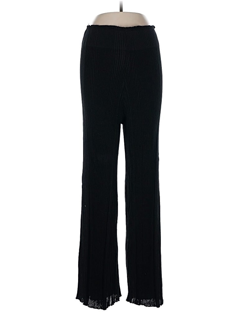 Pre-owned Zara Casual Pants In Black
