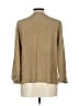 Assorted Brands 100% Silk Polka Dots Tan Long Sleeve Silk Top Size 10 - photo 2