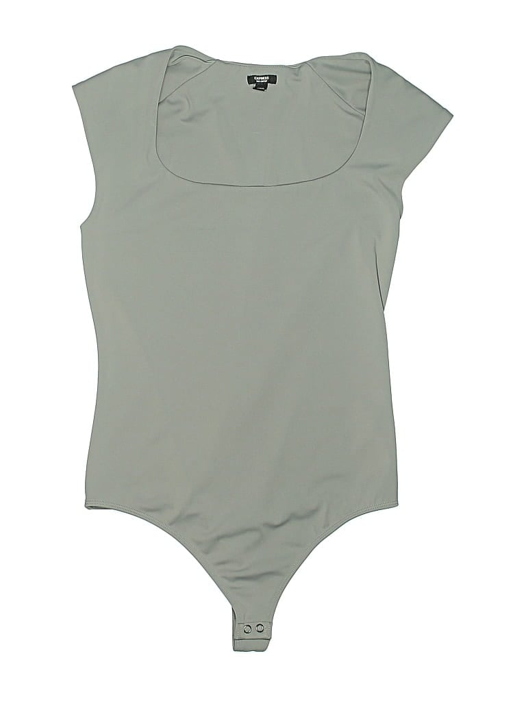 Pre-owned Express Bodysuit In Gray