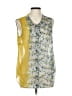 CAbi 100% Polyester Yellow Sleeveless Blouse Size L - photo 1