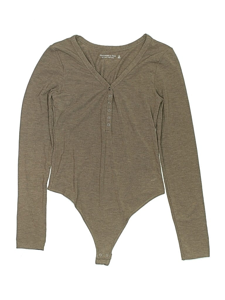 Pre-owned Abercrombie & Fitch Bodysuit In Brown