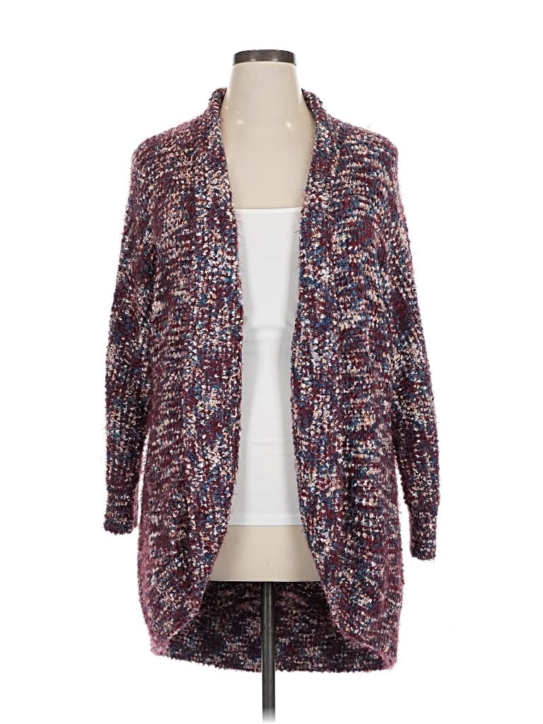 Pre-owned Torrid Cardigan Sweater In Burgundy