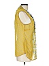 CAbi 100% Polyester Yellow Sleeveless Blouse Size L - photo 4