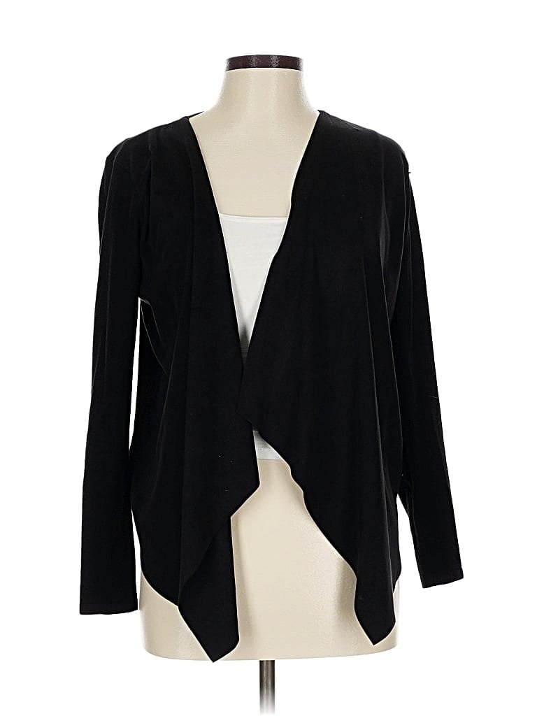 Pre-owned Inc International Concepts Cardigan Sweater In Black