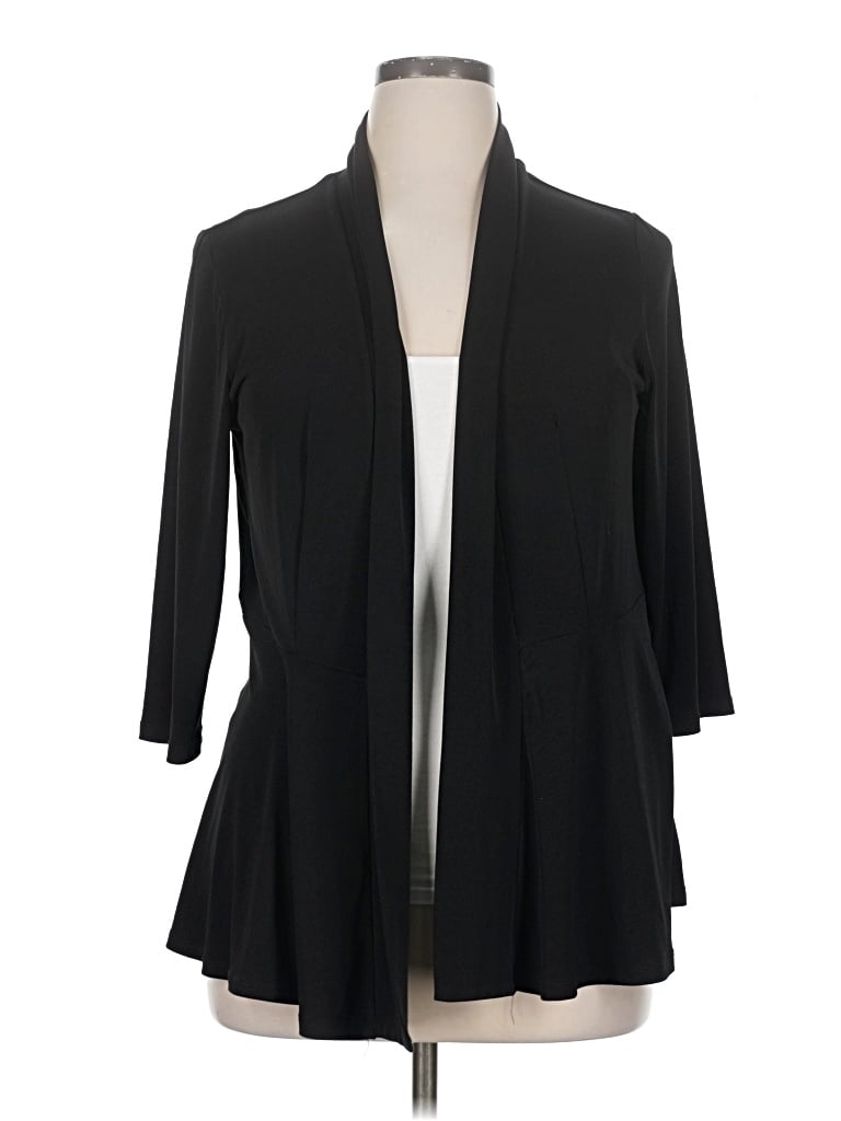 DRESSBARN Pre-owned Cardigan Sweater In Black