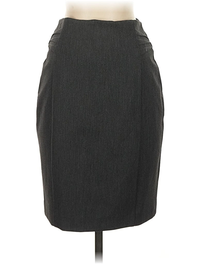 Pre-owned Express Outlet Formal Skirt In Gray