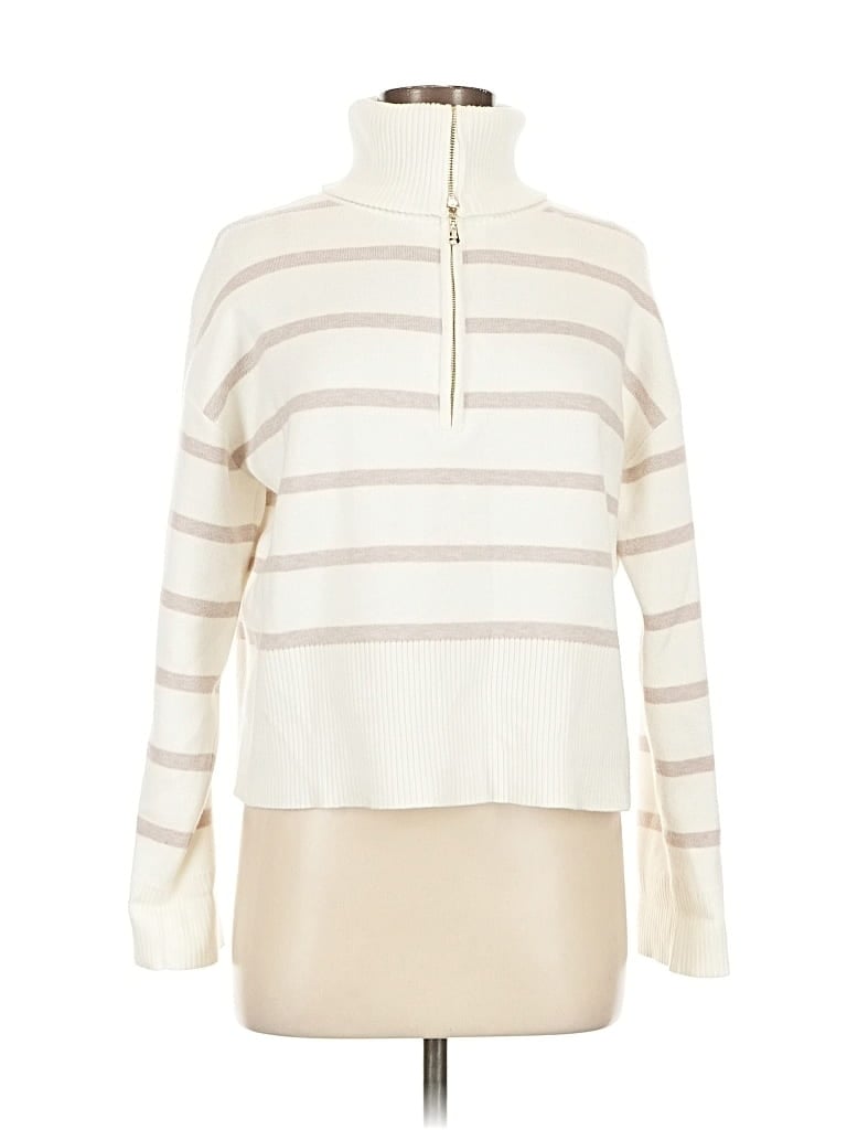 CYNTHIA ROWLEY TJX Pre-owned Pullover Sweater In White