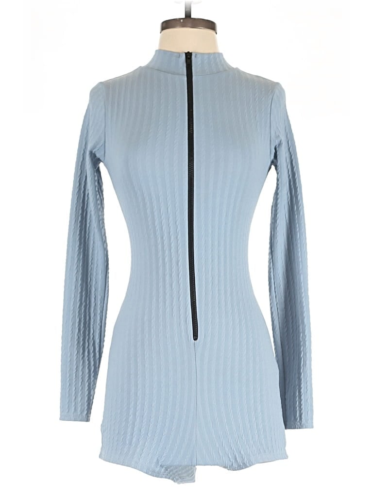 Pre-owned Prettylittlething Romper In Blue