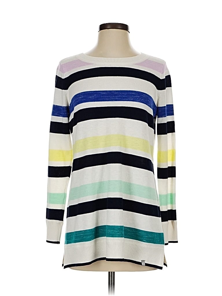 T BY TALBOTS Pre-owned Pullover Sweater In White