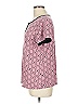 Adrienne Vittadini Pink Short Sleeve Top Size L - photo 5