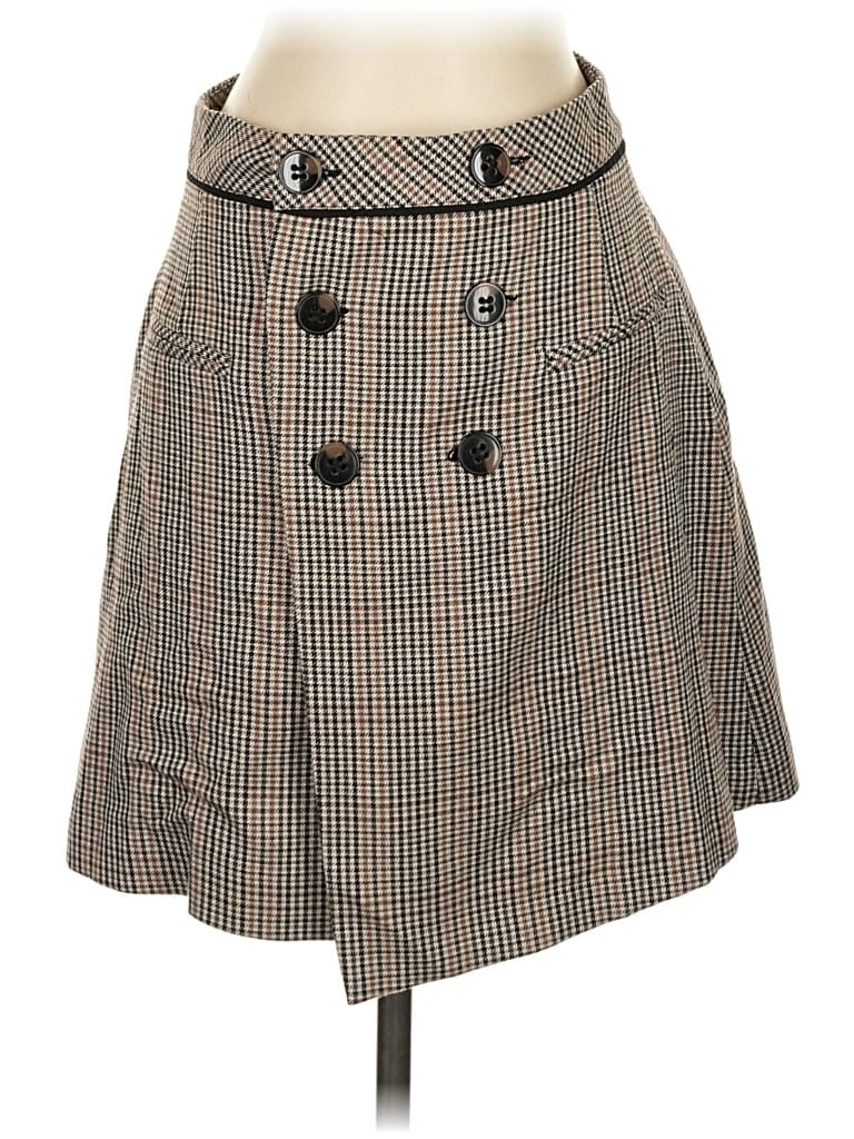 ZARA BASIC Pre-owned Casual Skirt In Brown