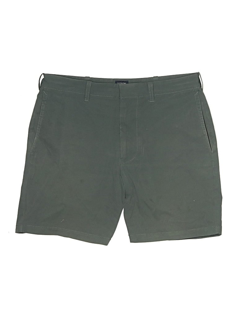 Pre-owned J.crew Factory Store Khaki Shorts In Green