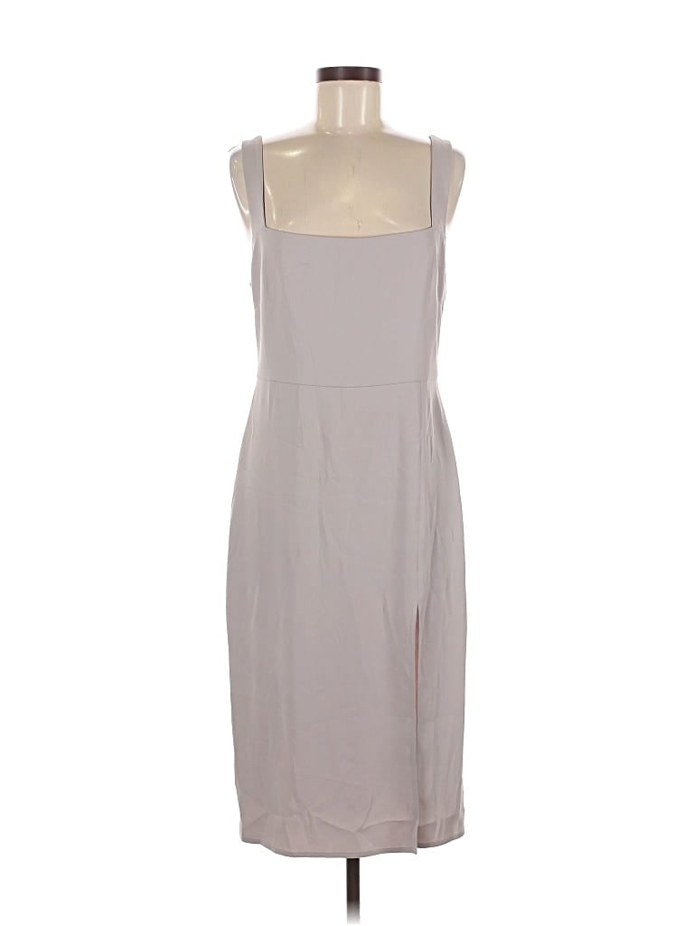 Pre-owned Babaton Casual Dress In Gray