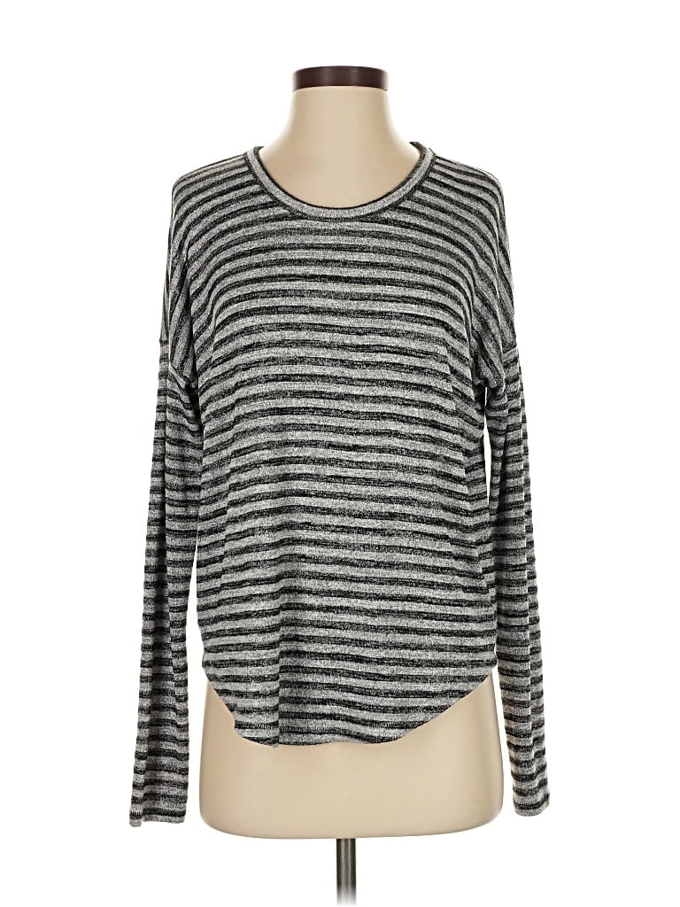 Pre-owned Rag & Bone Long Sleeve T-shirt In Gray