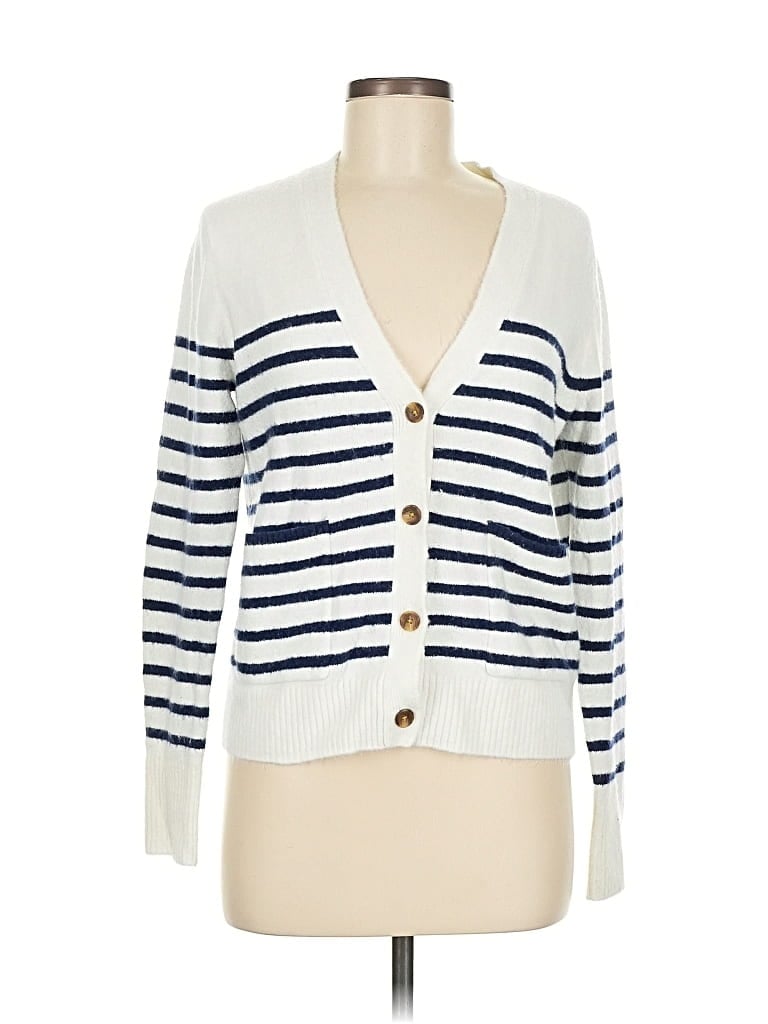 J.CREW FACTORY STORE Pre-owned Cardigan Sweater In White