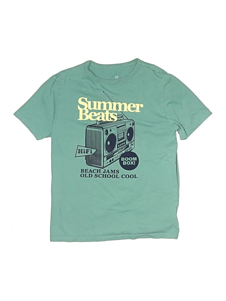 Pre-owned Gap Kids' Short Sleeve T-shirt In Green