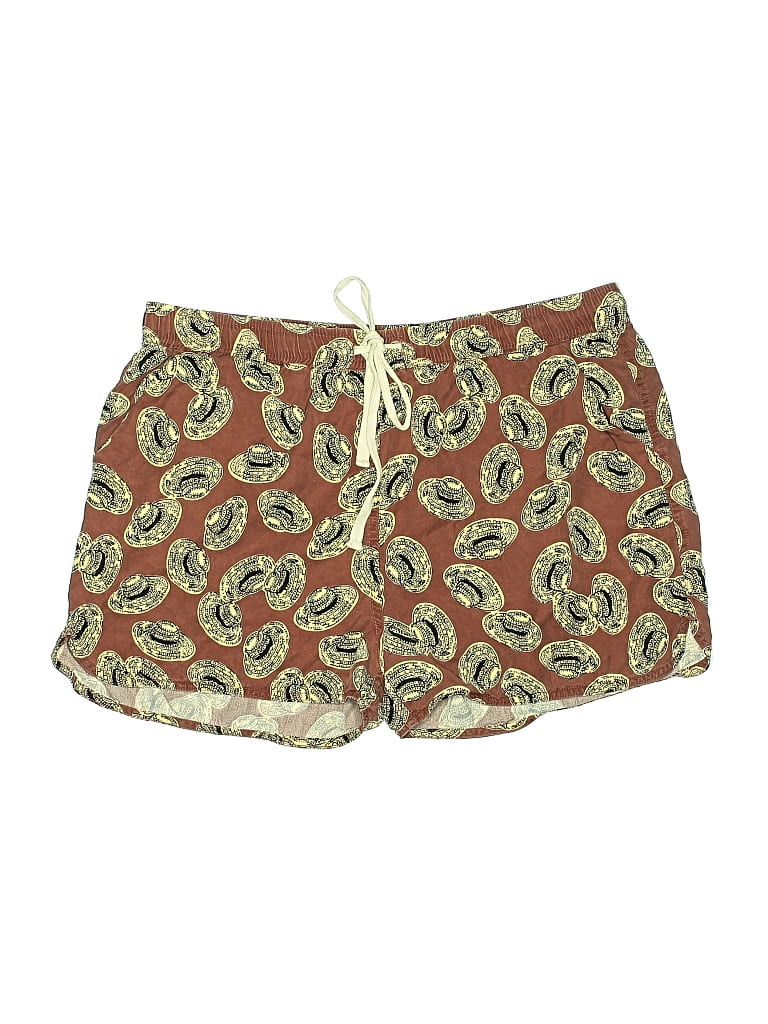 Pre-owned Marine Layer Board Shorts In Brown