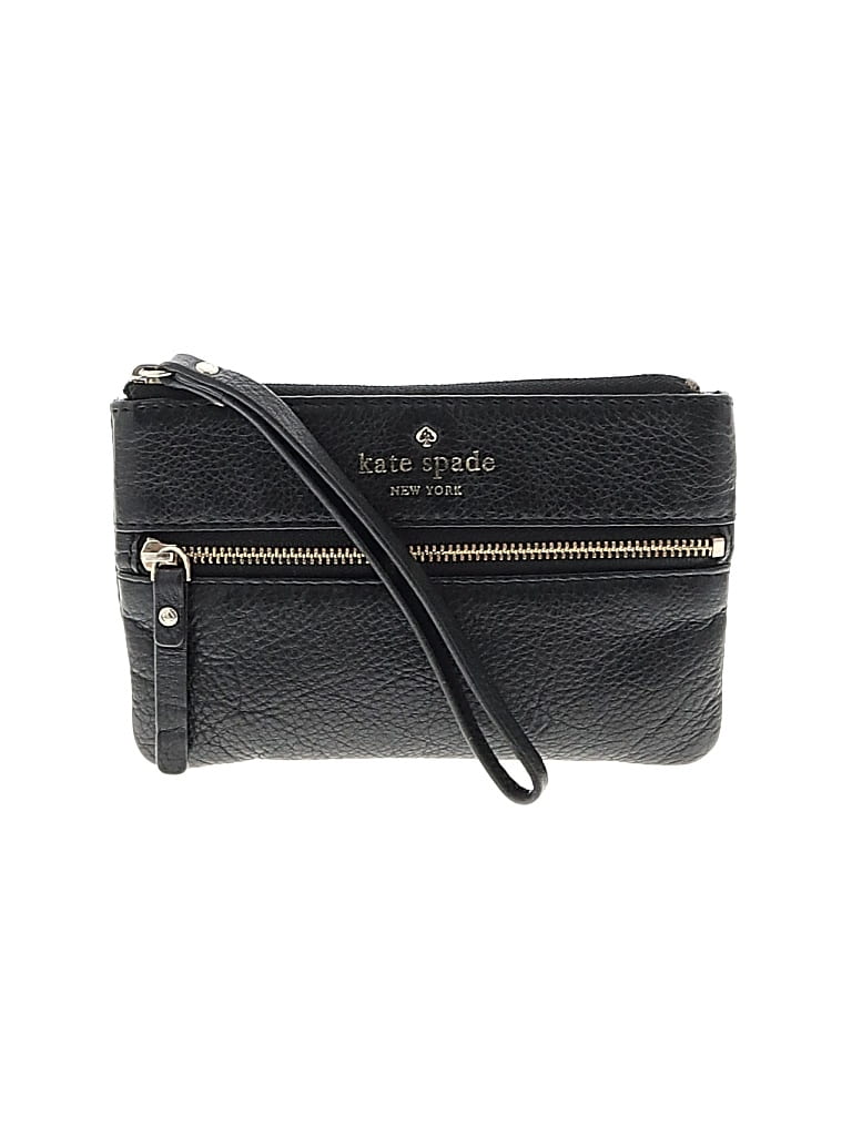 Pre-owned Kate Spade New York Leather Wallet In Black