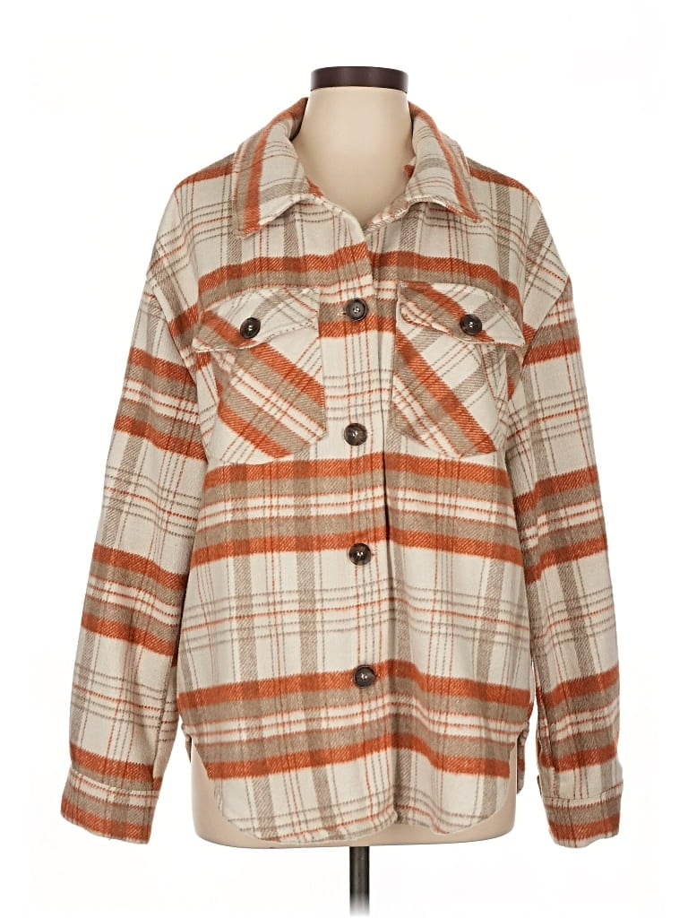 Pre-owned Love Tree Cardigan Sweater In Orange