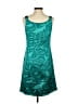 Ann Taylor Tropical Teal Cocktail Dress Size 2 - photo 2