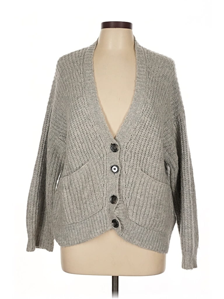Pre-owned Allude Cardigan Sweater In Gray