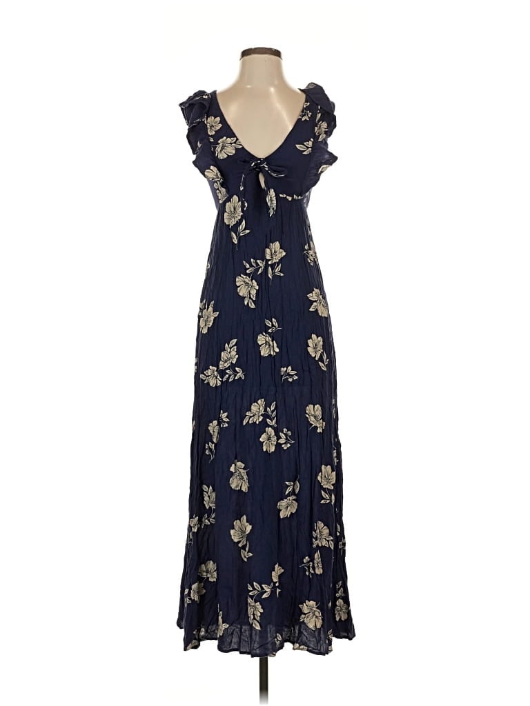 Pre-owned Amuse Society Casual Dress In Blue