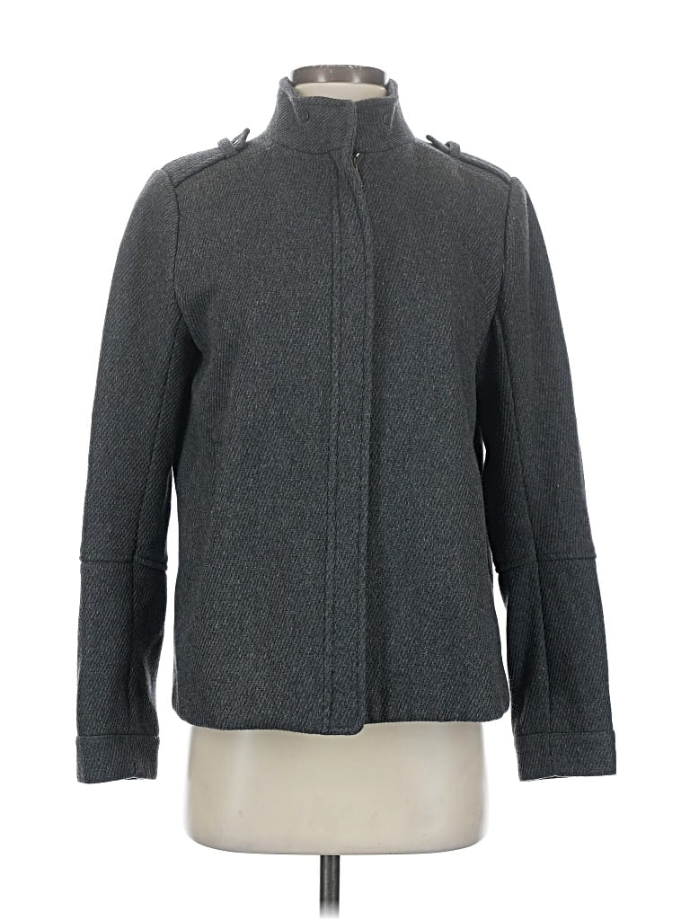 Pre-owned Vince Wool Coat In Gray