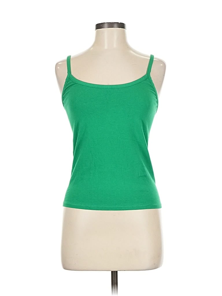 Pre-owned Everlane Tank Top Green Strapless Neckline Tops