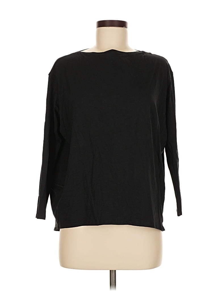 LULULEMON ATHLETICA Pre-owned 3/4 Sleeve T-shirt In Black