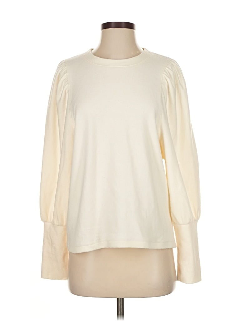 Pre-owned Madewell Sweatshirt In White