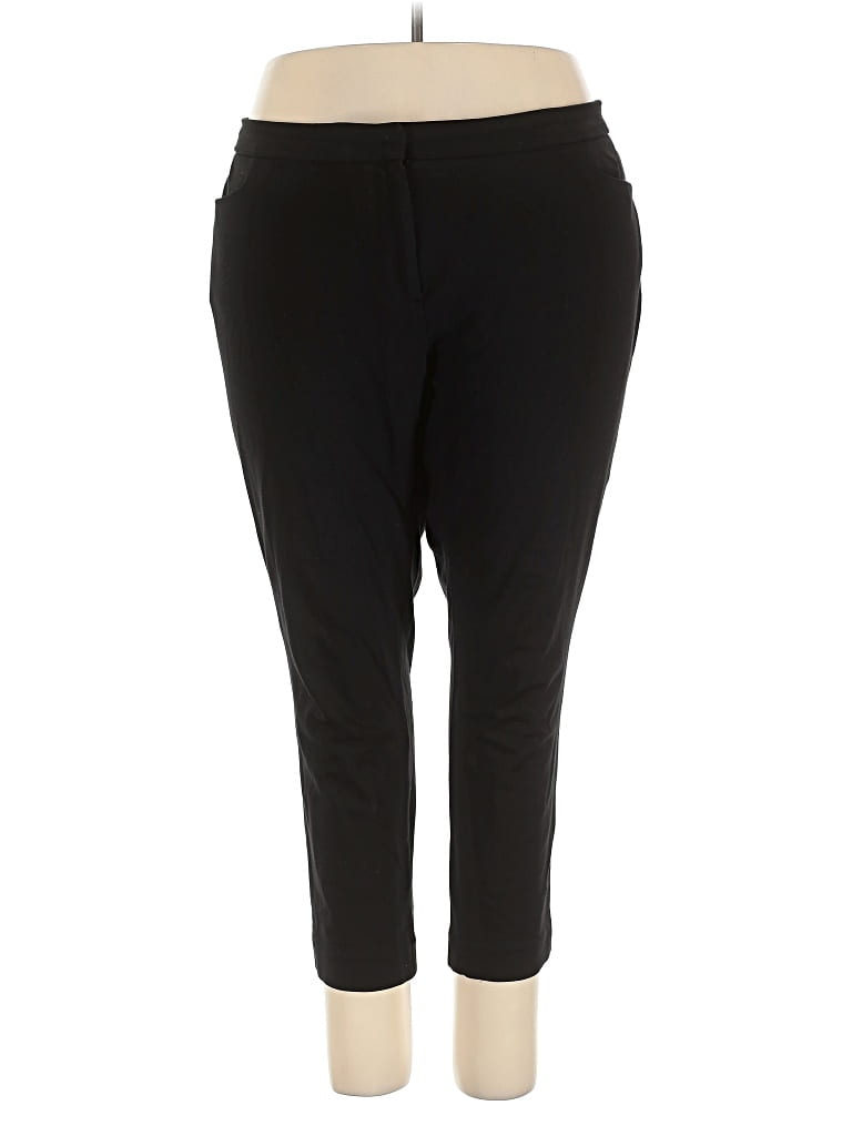 Pre-owned Calvin Klein Active Pants In Black