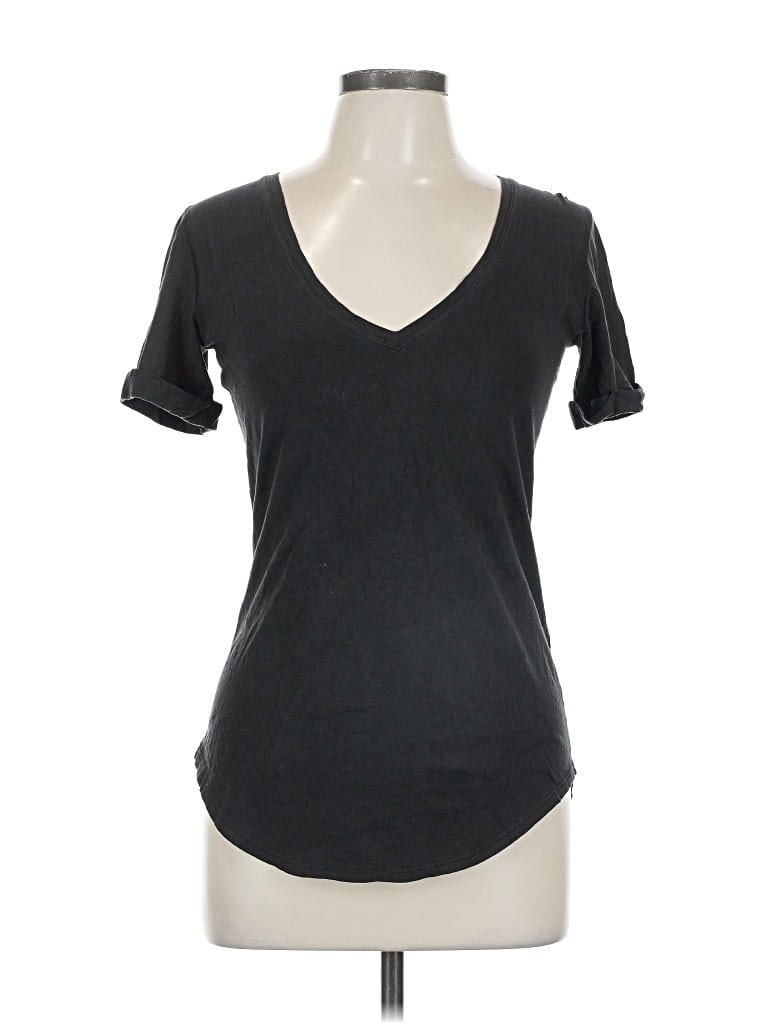 Pre-owned Lululemon Athletica Short Sleeve T-shirt In Black