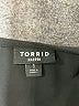 Torrid 100% Polyester Black 3/4 Sleeve Blouse Size 1X Plus (1) - photo 7