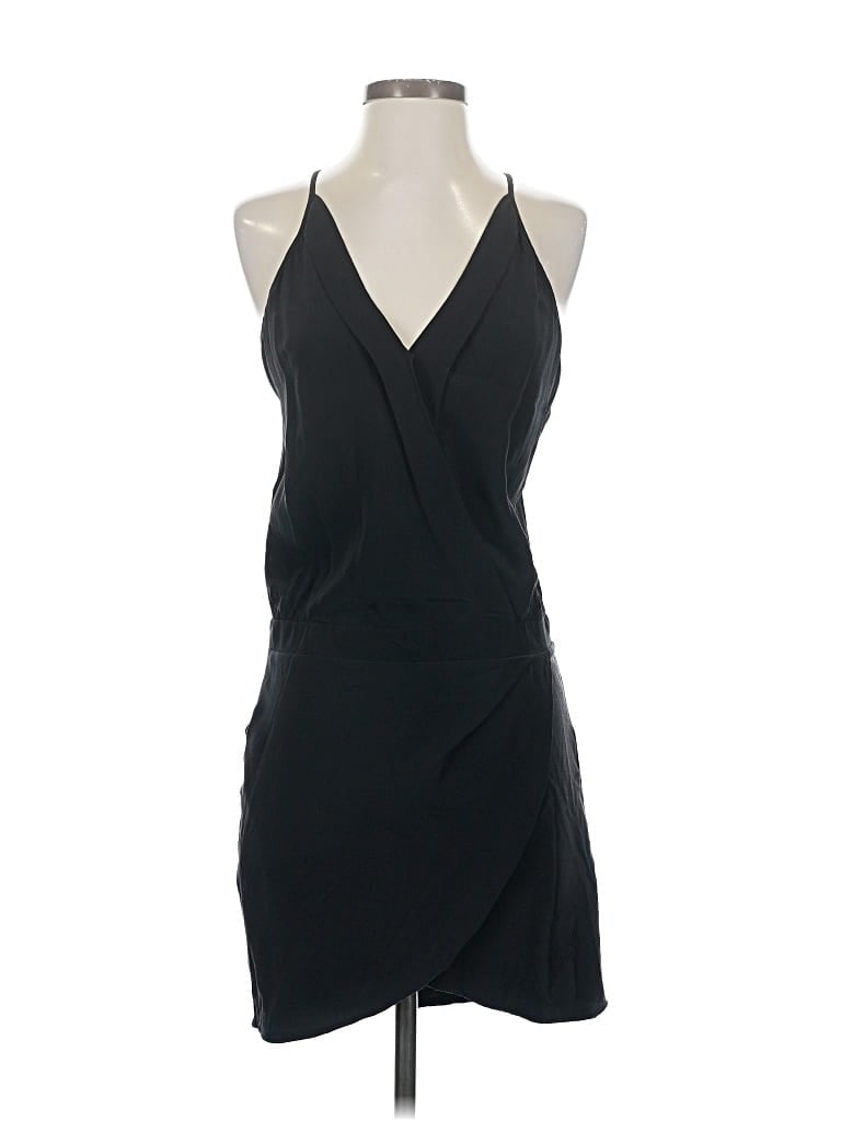 Pre-owned Lavender Brown Cocktail Dress In Black