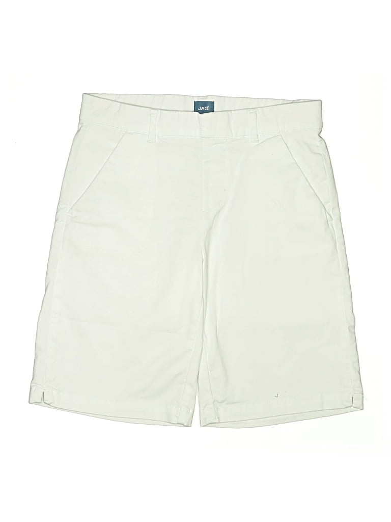 Pre-owned Jag Khaki Shorts In White