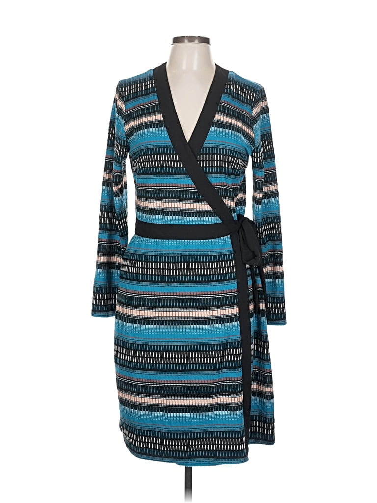 Pre-owned Leota Casual Dress In Blue